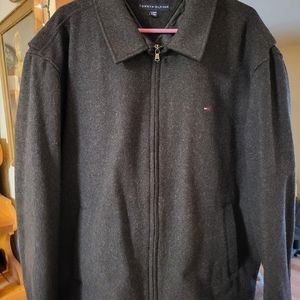 Tommy Hilfiger Wool Jacket XL Gray